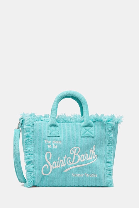 MC2 Saint Barth torebka tote damska turkusowa COL0005