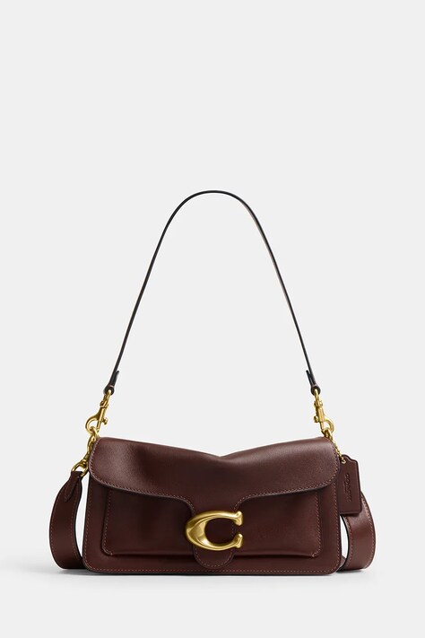 Coach torebka crossbody damska skórzana Tabby 26 in Soft Grain Leather brązowa CCX04
