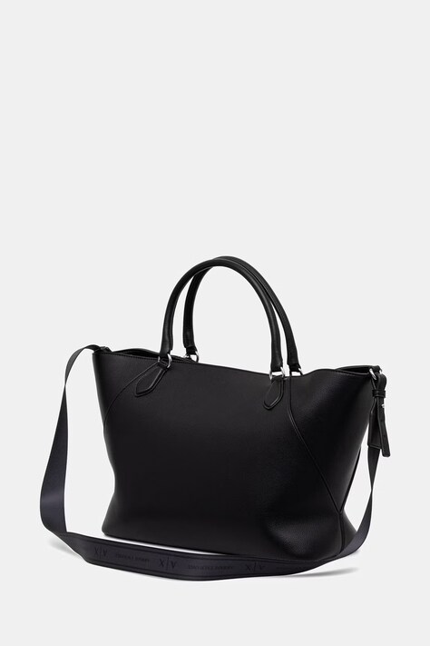 Armani Exchange сумка-тоут жіноча зі штучної шкіри — AA00-TODZZG, чорний — фото 3