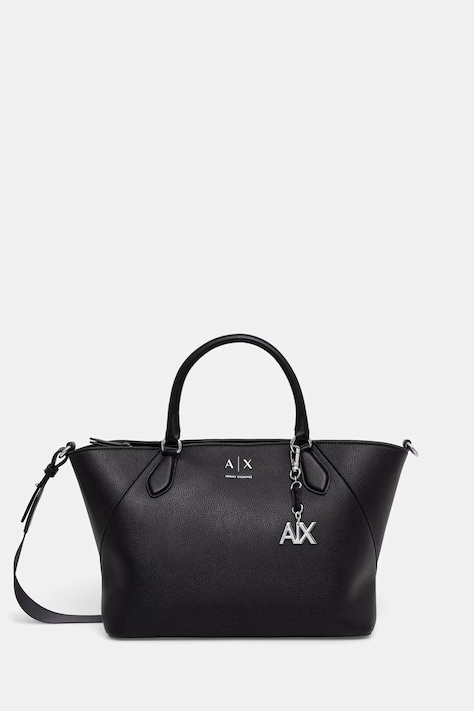Armani Exchange kabelka typu tote dámska z imitácie kože čierna XW003086 AF26569