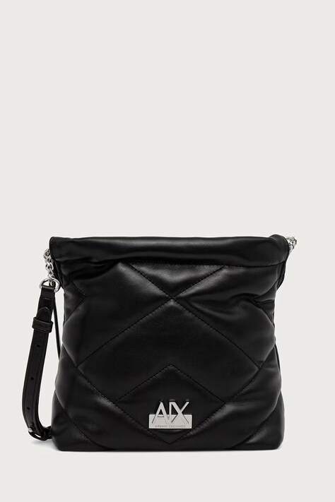 Armani Exchange Borsa a tracollo da donna in similpelle nera XW003018 AF26568