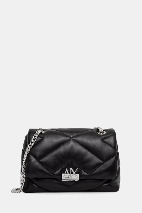 Armani Exchange kabelka dámska z imitácie kože čierna XW000355 AF26568