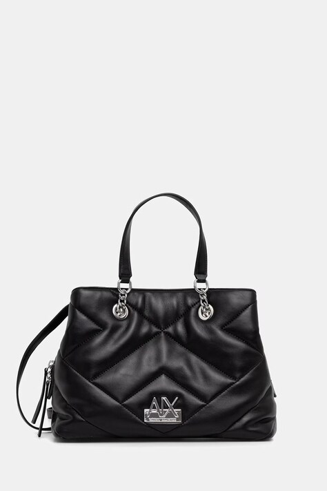 Armani Exchange torebka crossbody damska z imitacji skóry czarna XW000354 AF26568