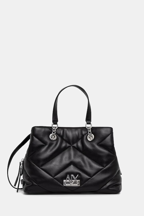 Armani Exchange torebka crossbody damska z imitacji skóry czarna XW000354 AF26568