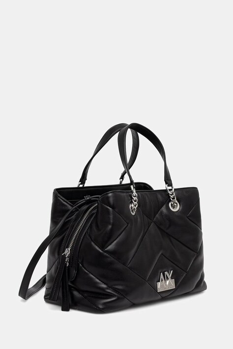 Armani Exchange torebka crossbody damska z imitacji skóry czarna XW000354 AF26568