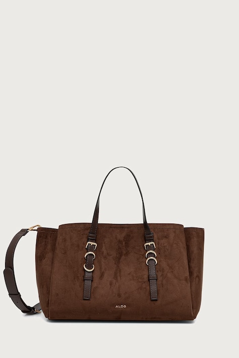 Aldo crossbody torbica ženska iz imitacije semiša MELEAH rjava 14143605