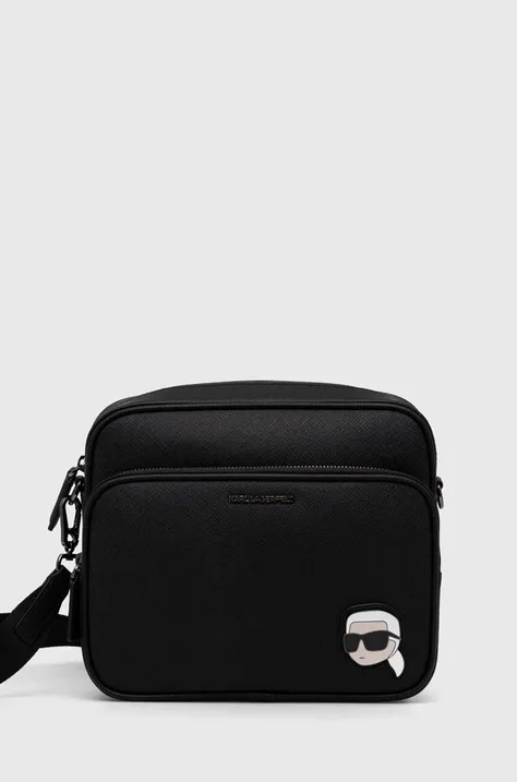 Malá taška Karl Lagerfeld čierna farba, 245M3003