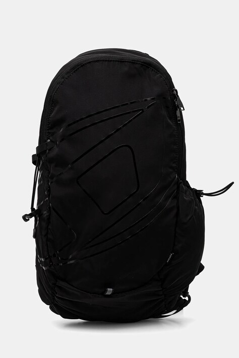 Batoh Diesel DRAPE DRAPE SLING BAG backpack pánský, černá barva, malý, s potiskem, X09839.P3306