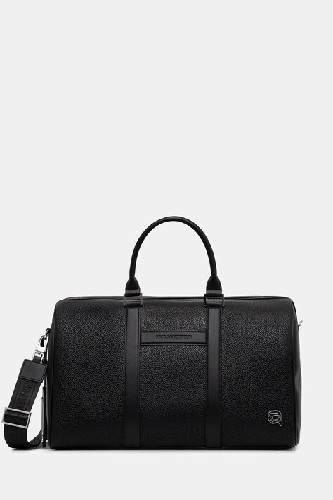 Karl Lagerfeld geantă de călătorie K/ICON culoarea negru, A3M30169