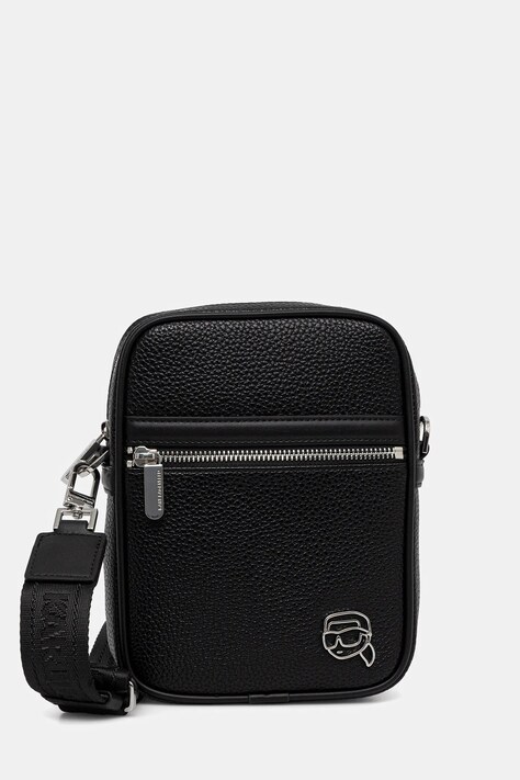 Karl Lagerfeld borsetă K/ICON culoarea negru, A3M30171