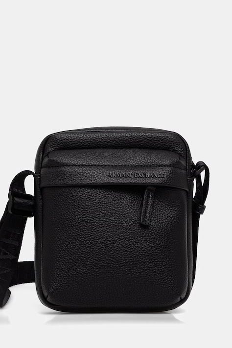 Armani Exchange чанта през рамо мъжка от имитация на кожа черна XM003597 AF26651