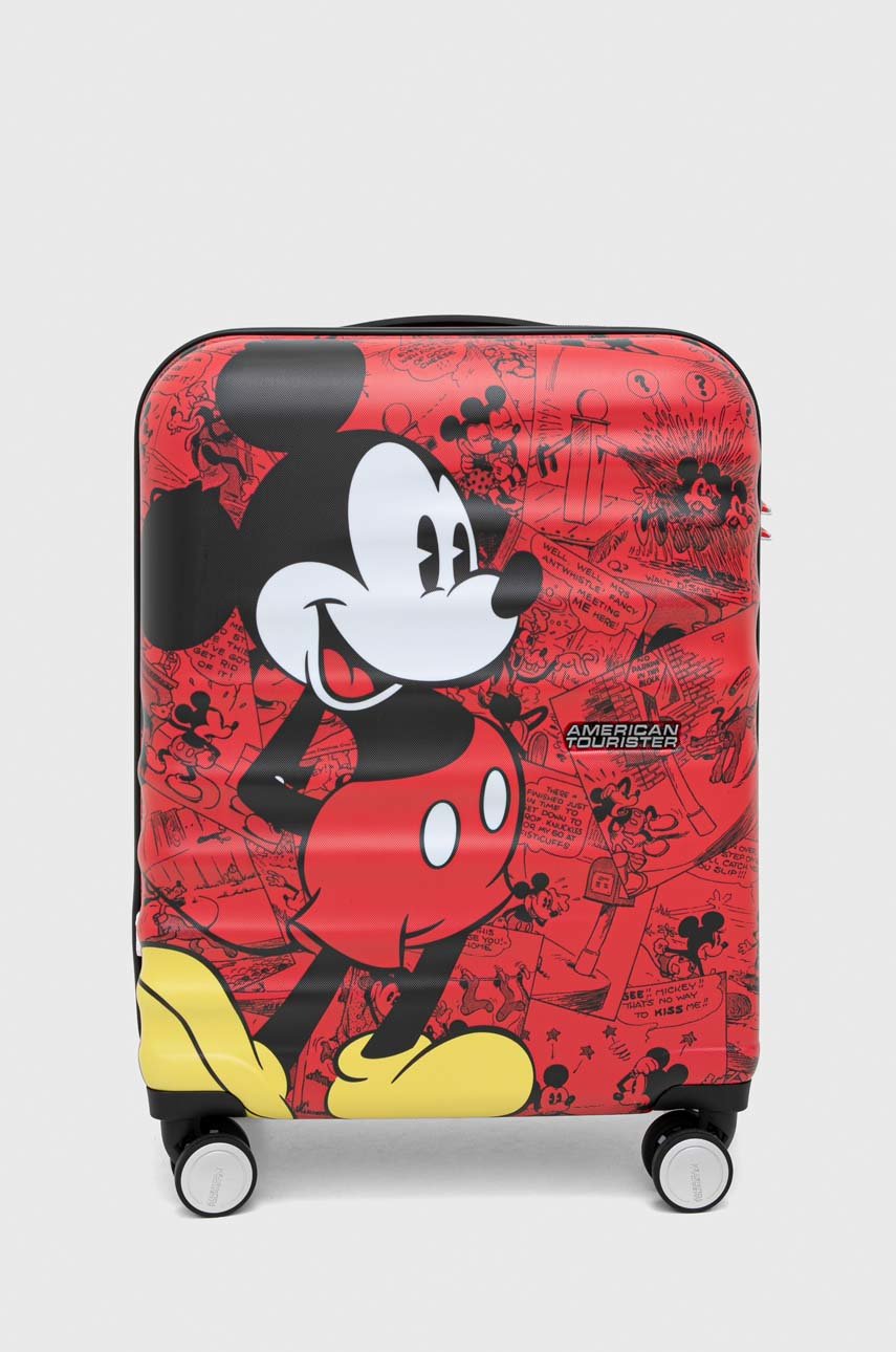 American Tourister walizka x Disney kolor czerwony
