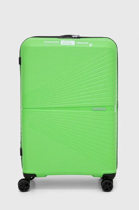 American Tourister walizka kolor zielony