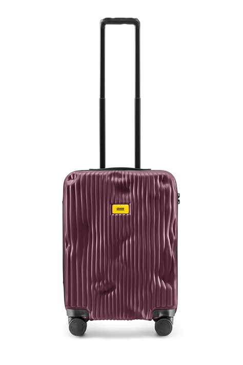 Crash Baggage Walizka twarda STRIPE Small size 55x40x22 cm bordowa CB151