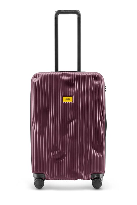 Crash Baggage Walizka twarda STRIPE Medium size 68x45x26 cm bordowa CB152