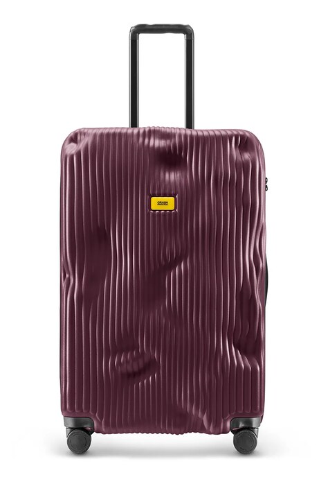 Crash Baggage Walizka twarda STRIPE Large size 79x50x30 cm bordowa CB153