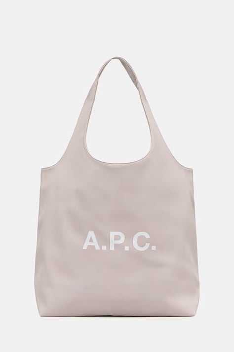 A.P.C. tote ninon taška z imitácie kože béžová PUAAT.M61565