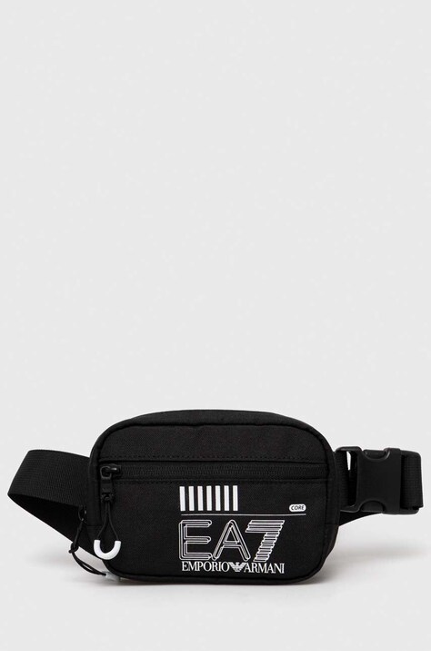 Чанта за кръст EA7 Emporio Armani в черно