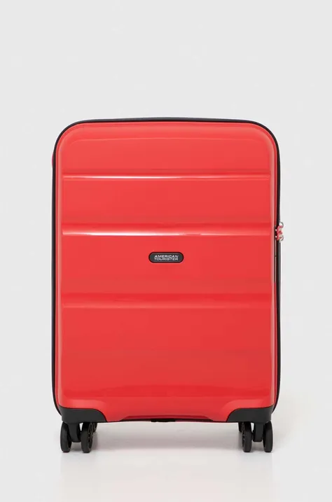 Kofer American Tourister boja: crvena