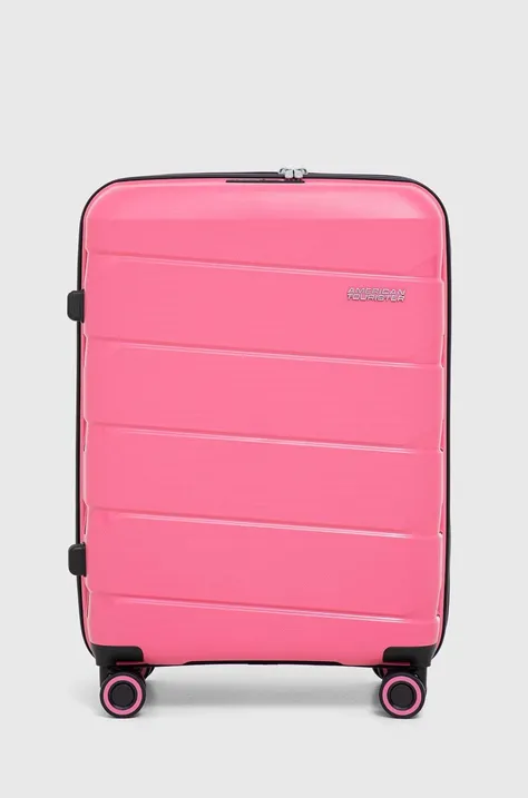 American Tourister walizka kolor różowy