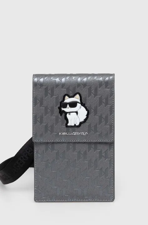 Чохол для телефону Karl Lagerfeld колір сірий