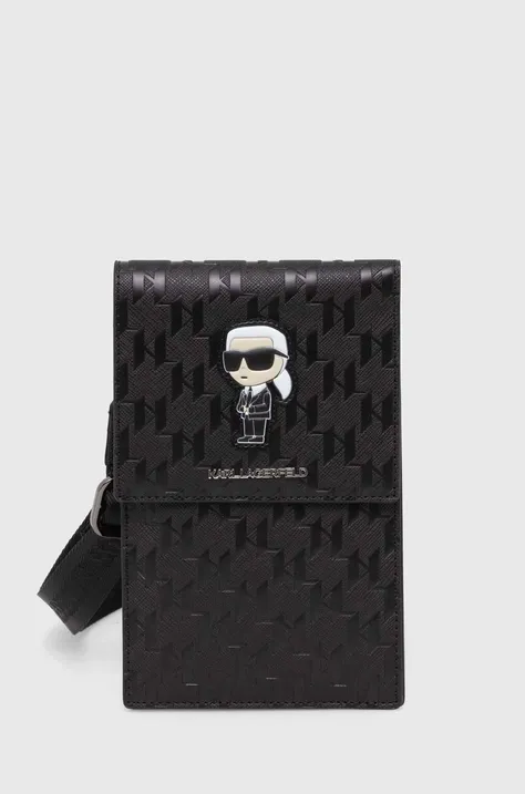 Ovitek za telefon Karl Lagerfeld črna barva