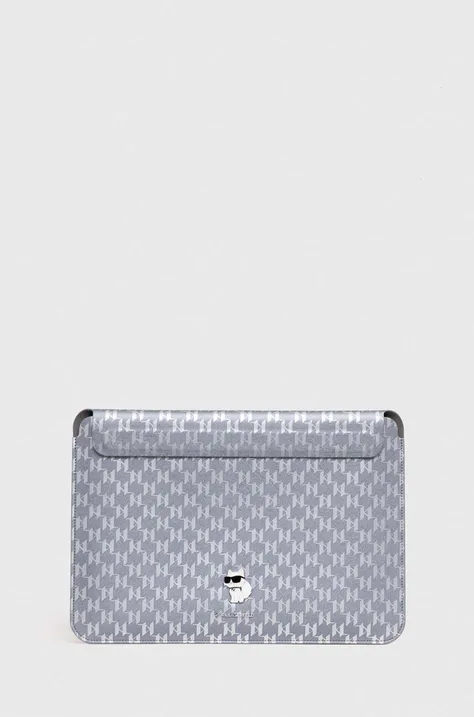 Karl Lagerfeld pokrowiec na laptopa kolor srebrny