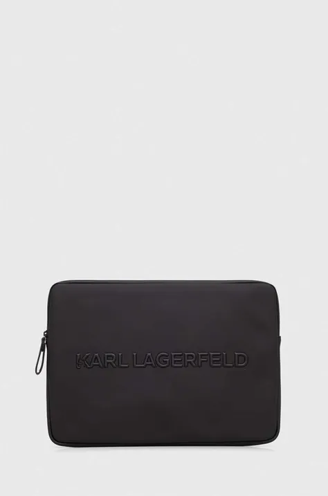 Θήκη φορητού υπολογιστή Karl Lagerfeld χρώμα: μαύρο