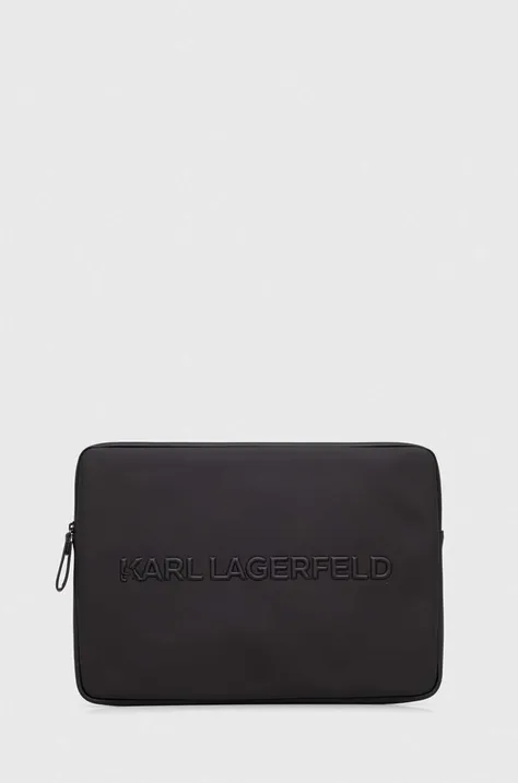 Karl Lagerfeld laptop táska fekete