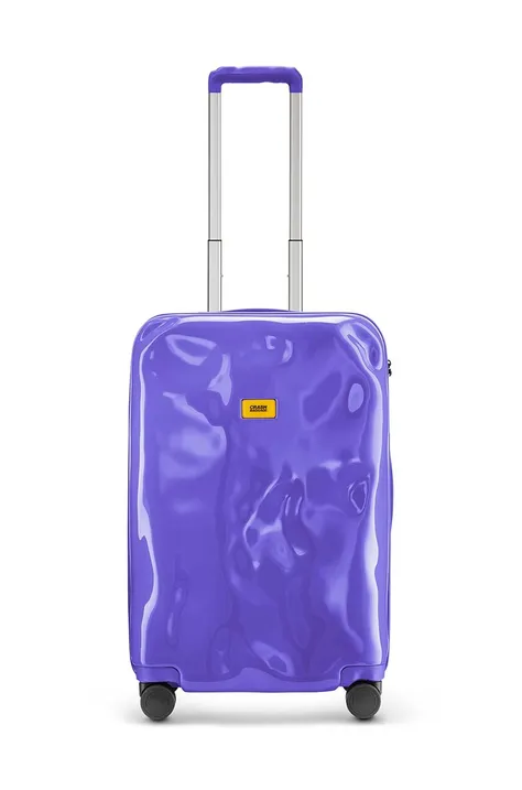 Crash Baggage walizka TONE ON TONE Medium Size kolor fioletowy