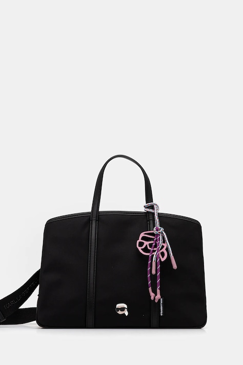 Kabelka Karl Lagerfeld černá barva, A4W30017