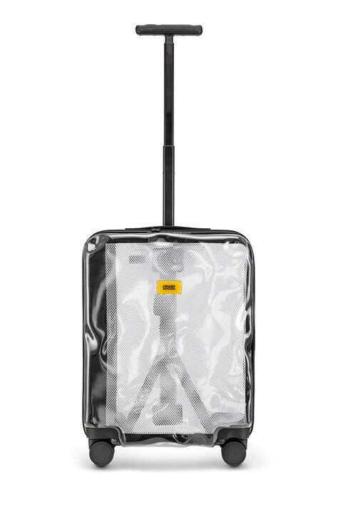 Crash Baggage walizka kabinowa CABIN Small size 55x40x20 cm transparentna CB401
