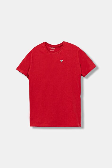 Guess tricou de bumbac pentru copii culoarea roșu, uni, L5YI38 K5M20
