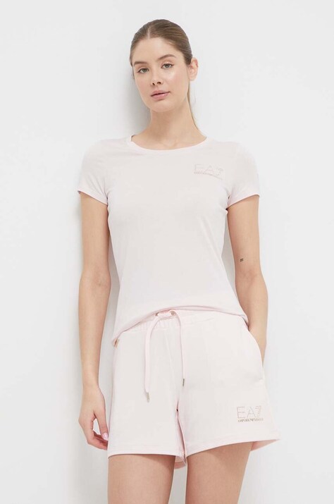 Футболка EA7 Emporio Armani женский цвет чёрный