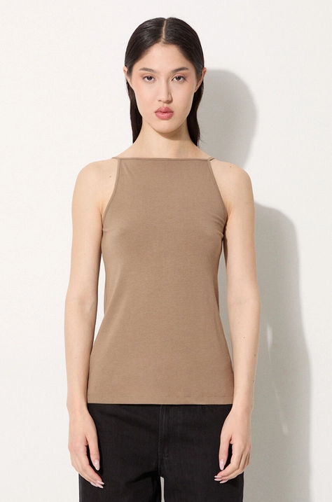 Samsoe Samsoe top women’s beige color