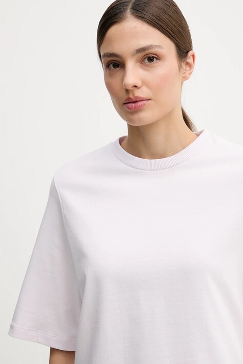 United Colors of Benetton футболка жіноча бавовняна — AA00-TSD104, рожевий — фото 4