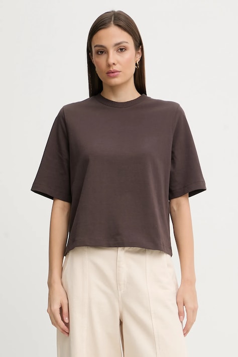 United Colors of Benetton pamut póló lila, 3BL0E17G5