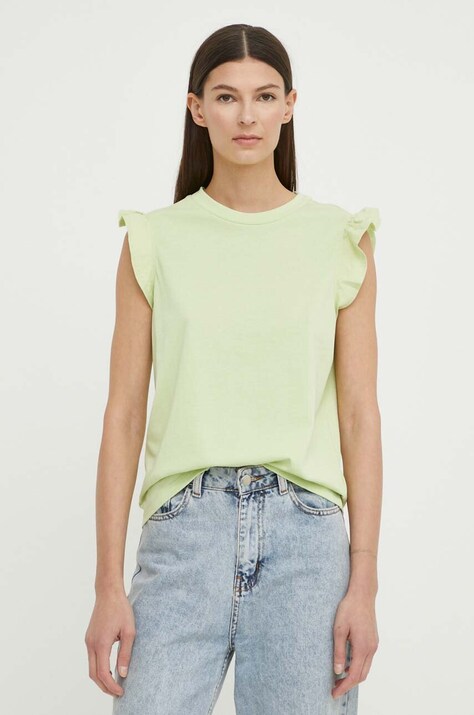 Marc O'Polo t-shirt in cotone donna colore verde