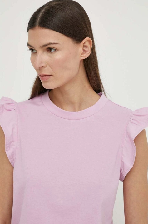 Marc O'Polo t-shirt in cotone donna colore violetto