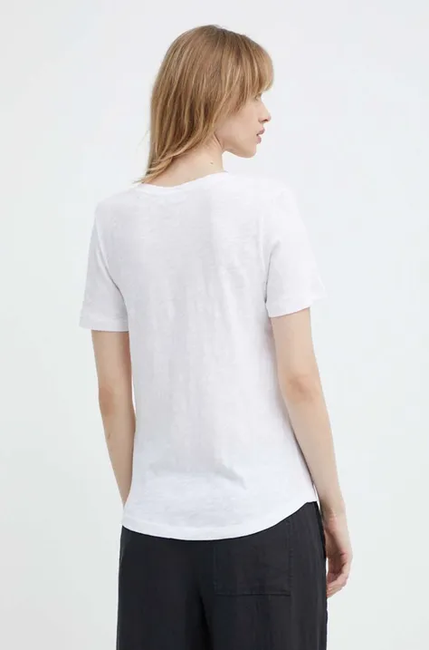 Marc O'Polo t-shirt bawełniany damski kolor biały M04226151289