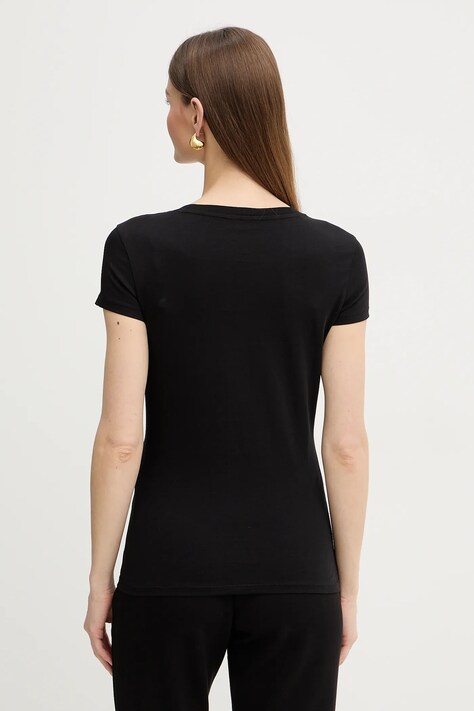 Бавовняна футболка Armani Exchange — AA00-TSD12T, чорний — фото 3