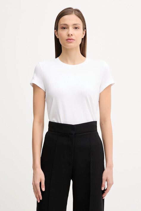 Armani Exchange t-shirt damski kolor biały XW001458 AF16294