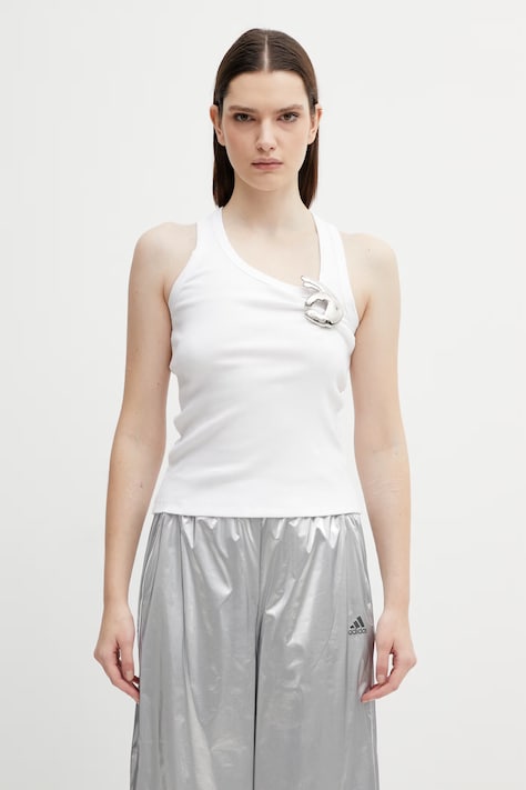 Coperni top bawełniany Emoji kolor biały COPT41510