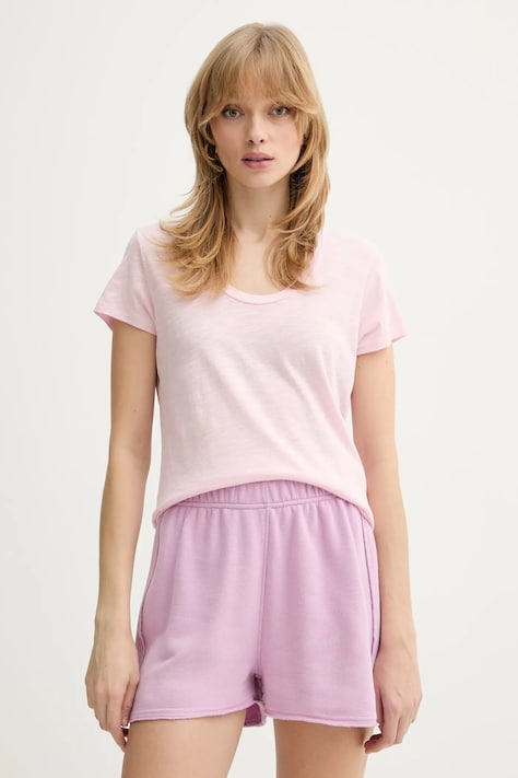 American Vintage t-shirt damski kolor różowy JAC48V