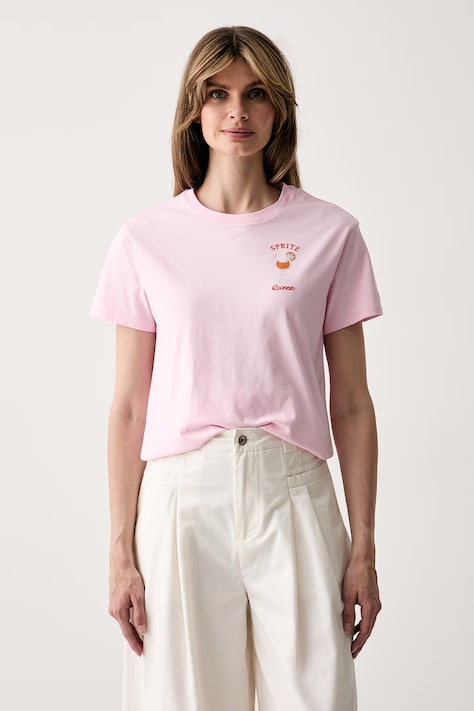 MC2 Saint Barth t-shirt női pamut rózsaszín EMI0001