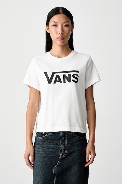 Vans tričko dámske bavlnené biele VN0010ESWHT1