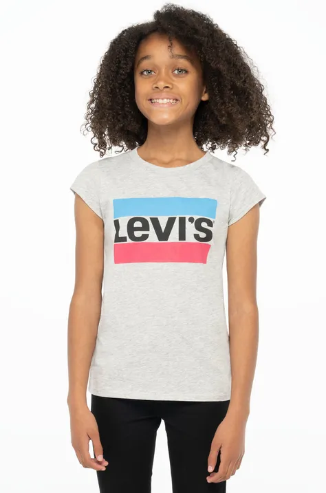 Levi's T-shirt dziecięcy kolor szary