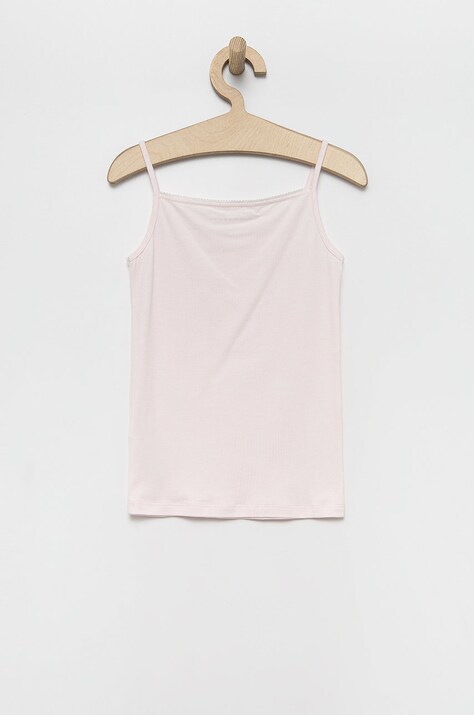 Дитячий топ United Colors of Benetton (2-pack) — AA00-TSG00F, рожевий — фото 3