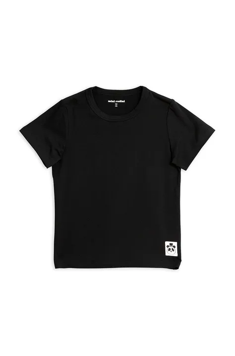 Mini Rodini t-shirt dziecięcy kolor czarny