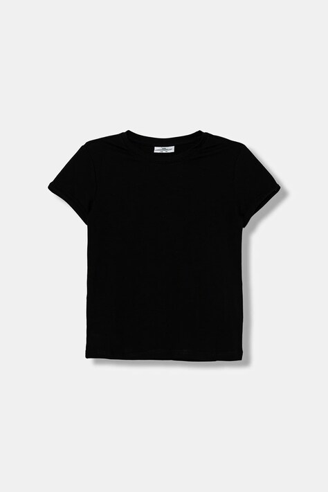 Coccodrillo t-shirt bawełniany dziecięcy kolor biały BASIC GIRL